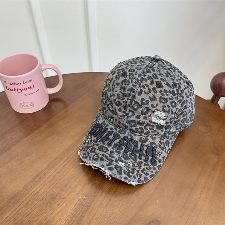 Women's Distressed Graphic Baseball Cap Bowlift