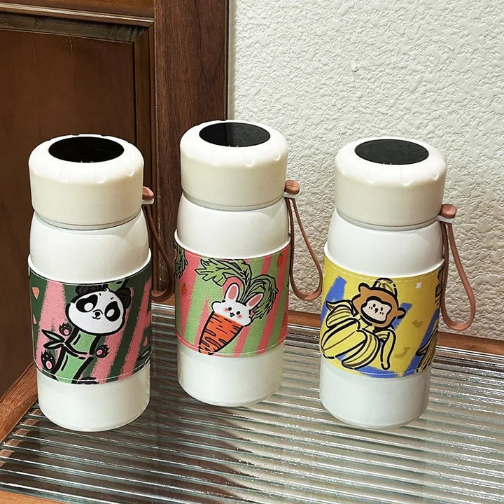 Women's insulated bottle with playful panda design Bowlift
