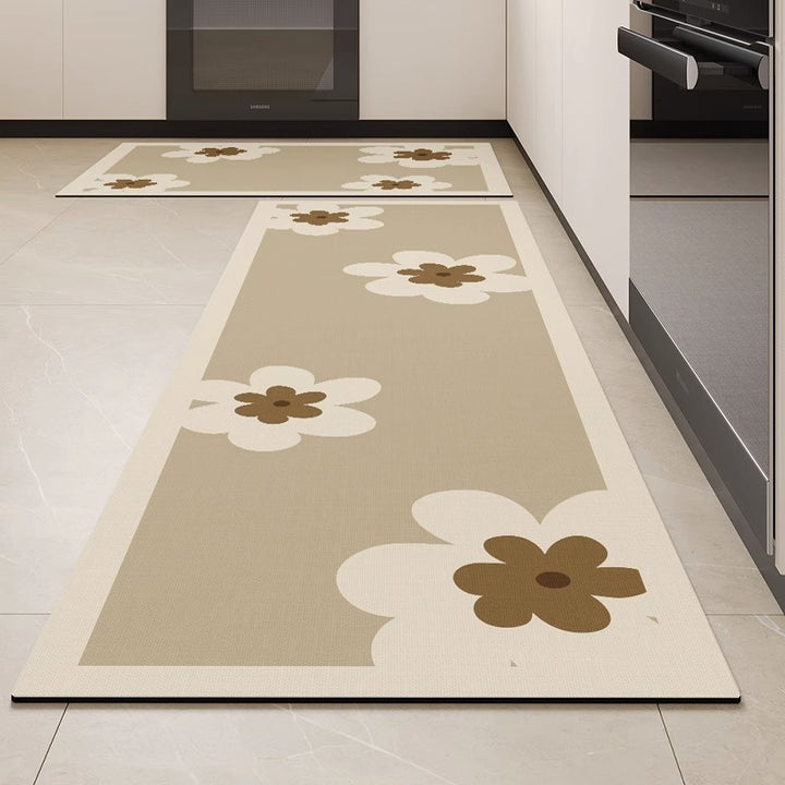 Abstract Line Art Non-Slip Kitchen Mat Bowlift
