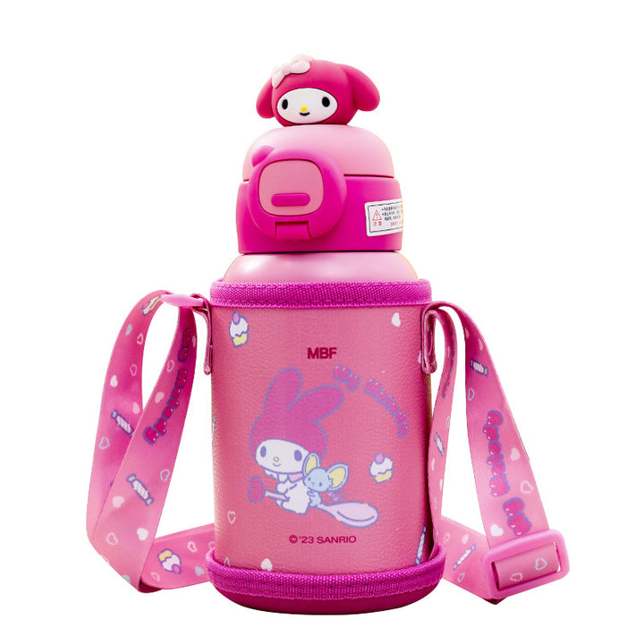 Insulated drinking bottle with cute character design Bowlift