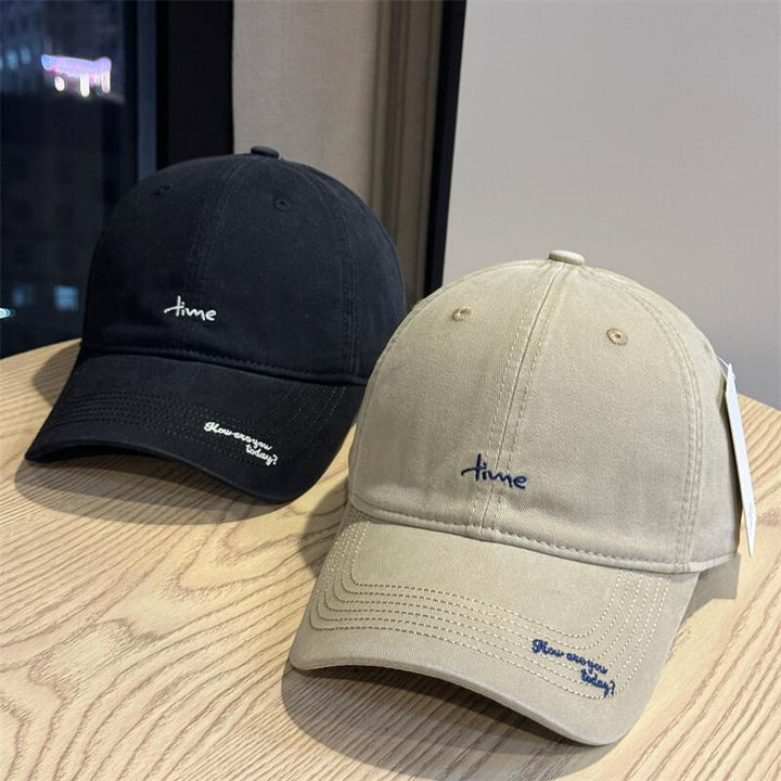 Women's Casual Embroidered Adjustable Cap Bowlift
