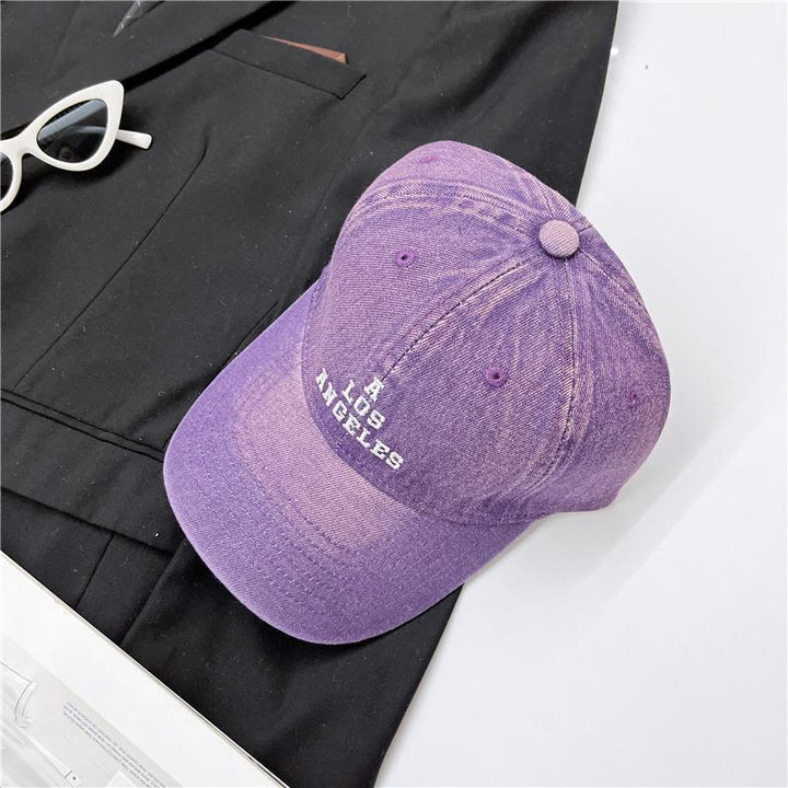 Women's Distressed Vintage Los Angeles Baseball Cap Bowlift