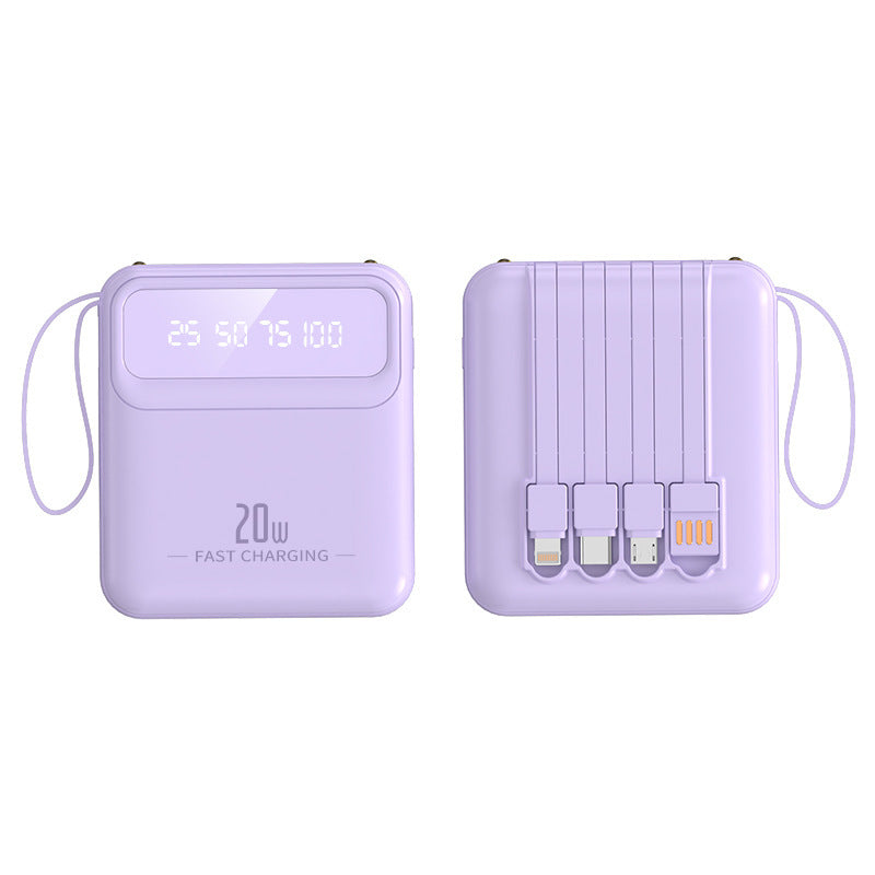Portable power bank with integrated multifunction charging technology Bowlift