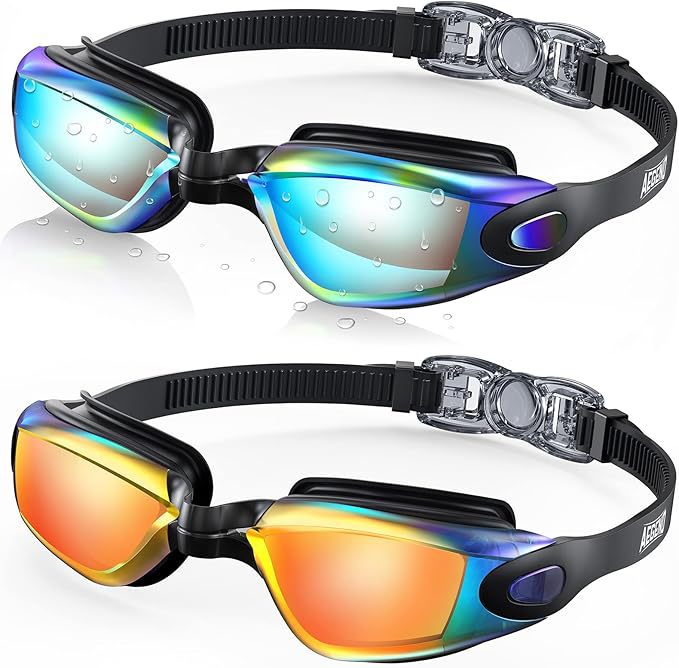 High-quality swimming goggles with anti-fog and UV protection technology Bowlift