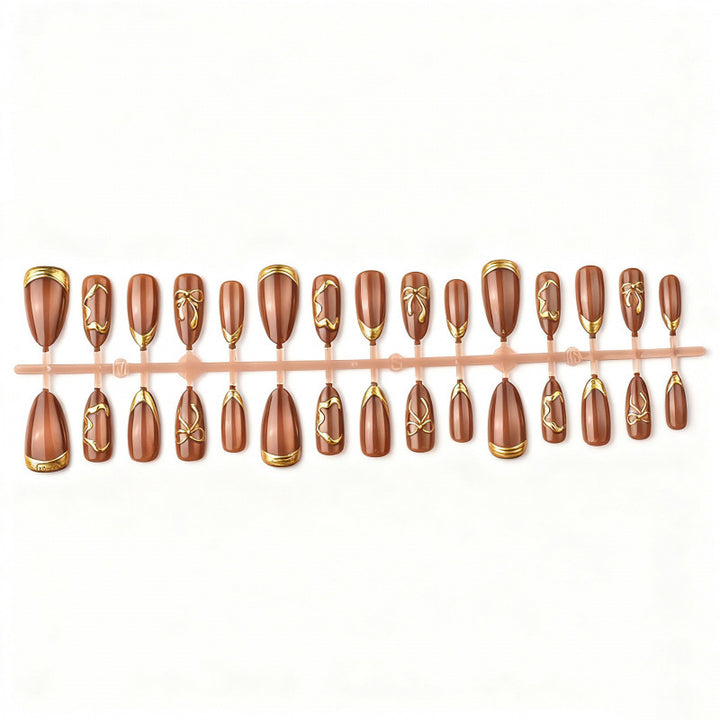 Decorative Press-On Nail Art Set Bowlift