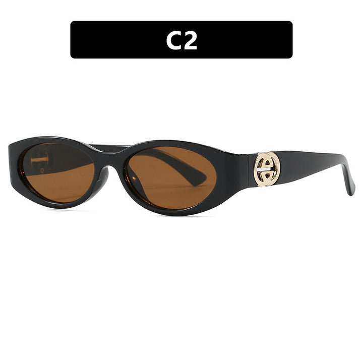 Women's fashionable cat-eye sunglasses with protective UV filter and luxurious accents Bowlift