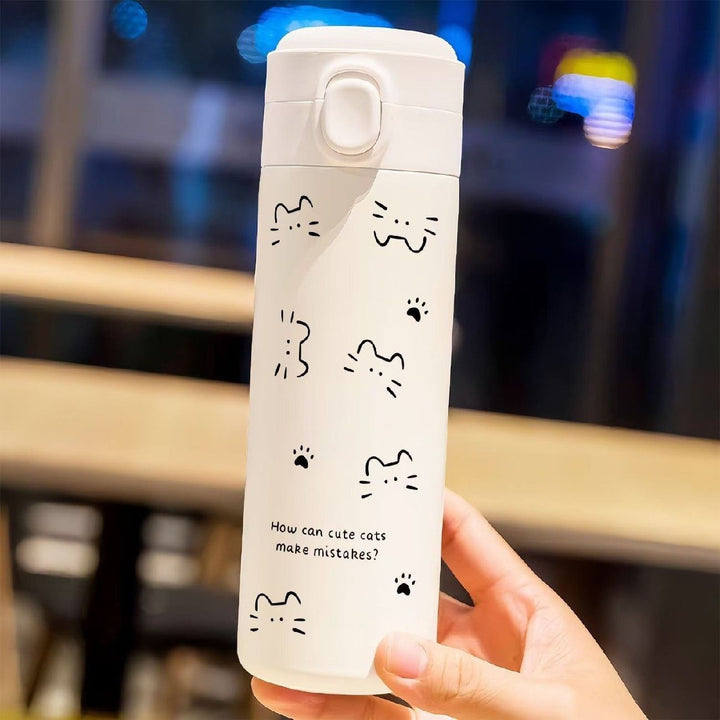 Women's Insulated Drinking Bottle with Charming Hello Kitty Design Bowlift