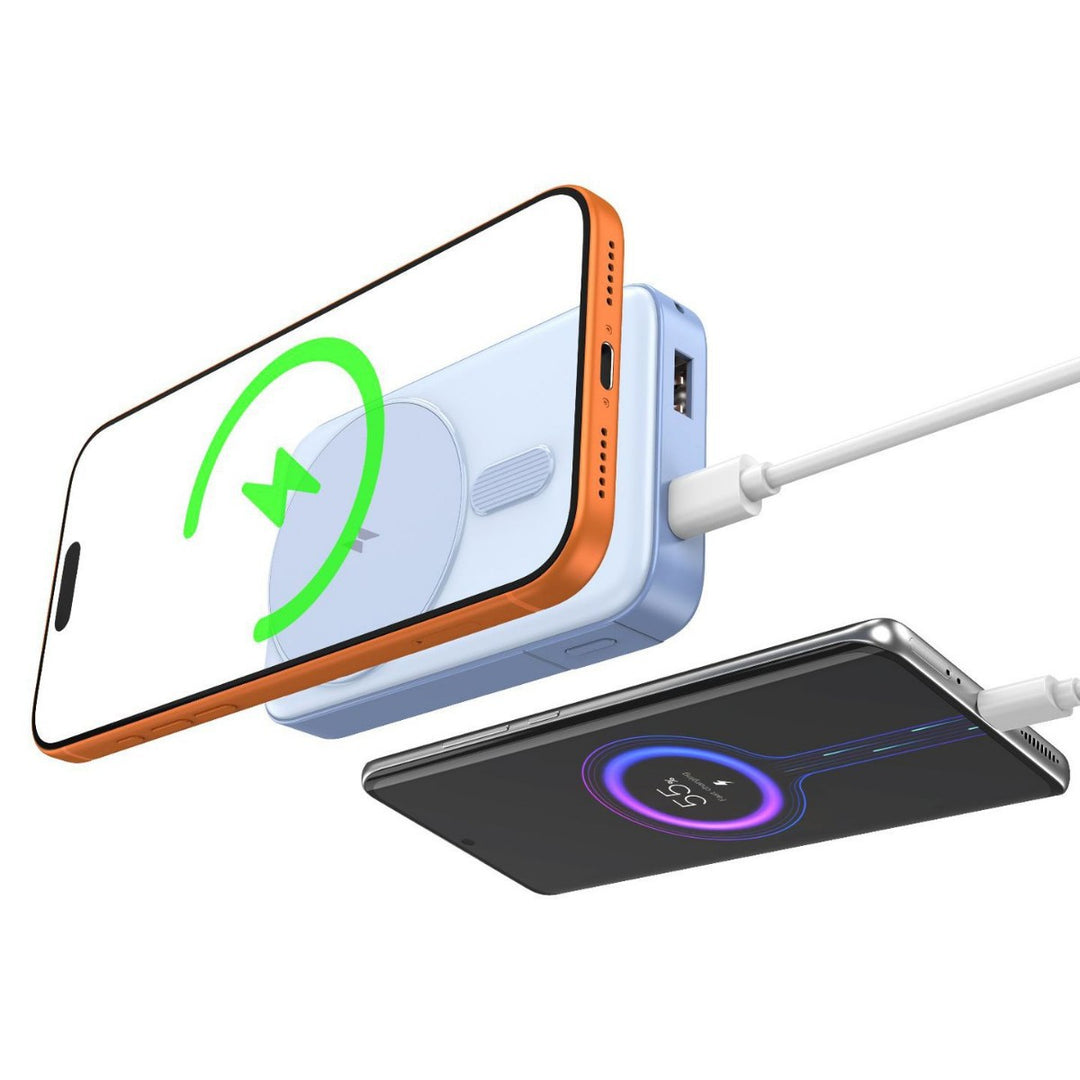 Wireless power bank with inductive fast charger and smart charging indicator Bowlift
