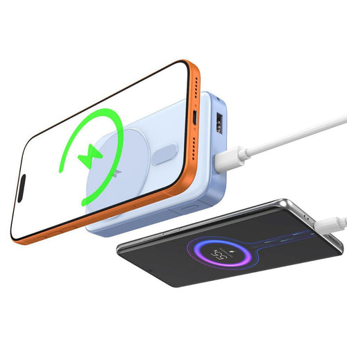 Wireless power bank with inductive fast charger and smart charging indicator Bowlift
