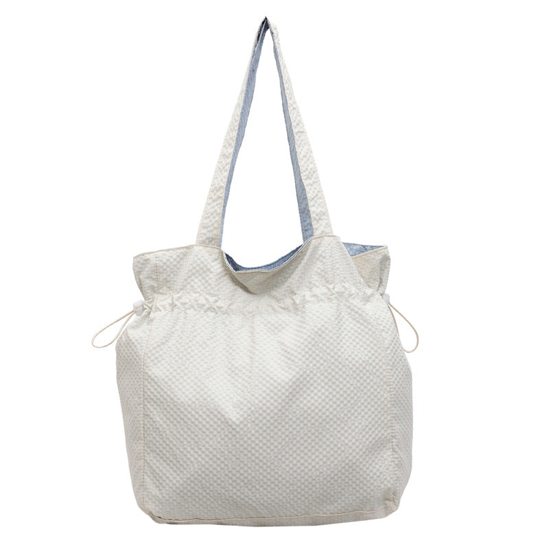 Lightweight Drawstring Beach Tote Bowlift