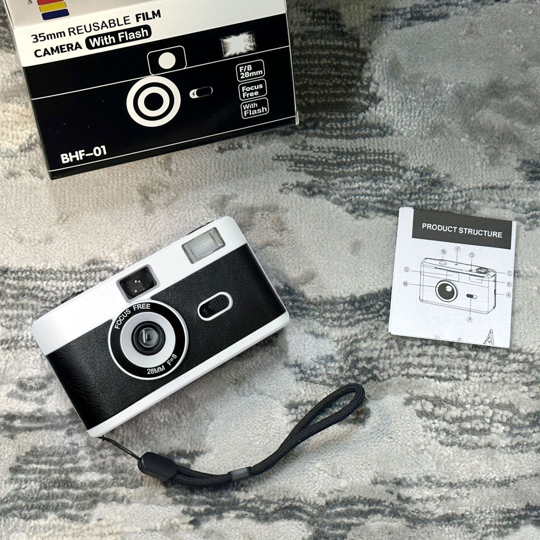 Focus-Free 35mm Reusable Film Camera Bowlift