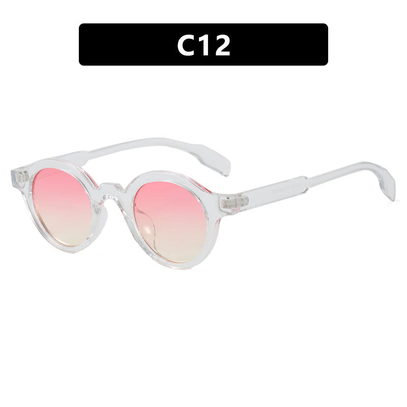 Women's fashionable round sunglasses with high-quality, flexible frame Bowlift