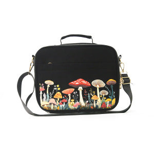 Laptop bag with Colorful Mushroom Design Bowlift