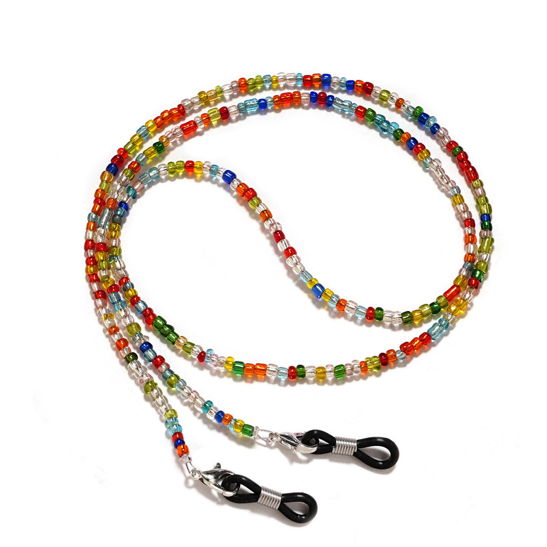 Artistic Beaded Eyewear Chain Bowlift