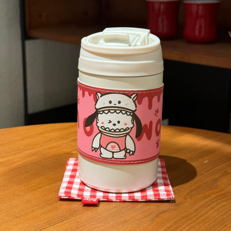 Women's Insulated Thermo Mug with Cute Animal Design Bowlift