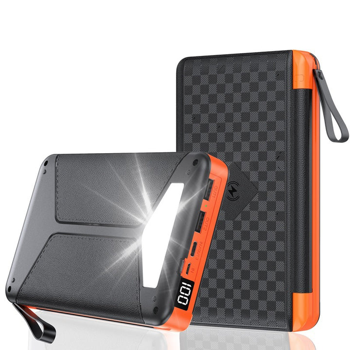 Portable Solar Power Bank with Multifunctional Charging Function Bowlift