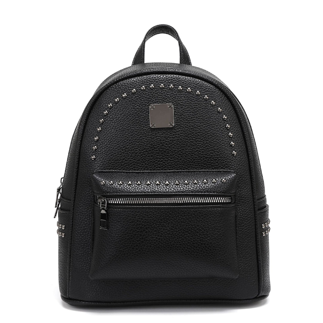 Studded Leather Backpack Bowlift