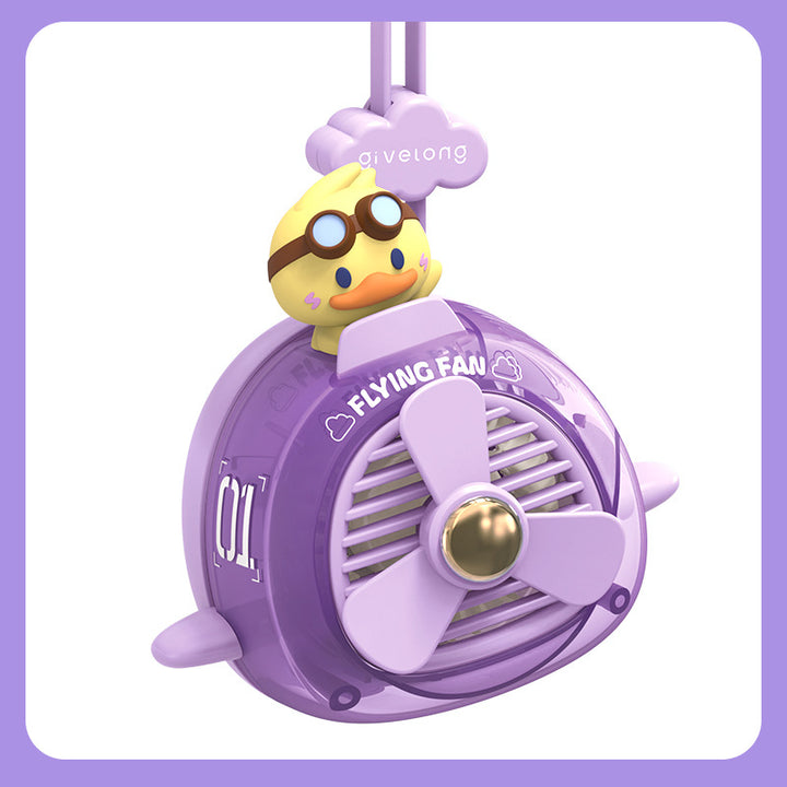 Women Creative Portable Mini Fan Bowlift