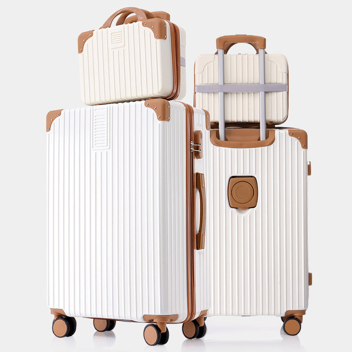 Unisex Textured Hard-Shell Luggage Set Bowlift