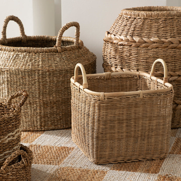 Handwoven Multi-Purpose Storage Basket Bowlift