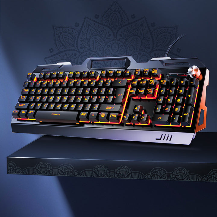 Gaming Keyboard and Headset Bowlift