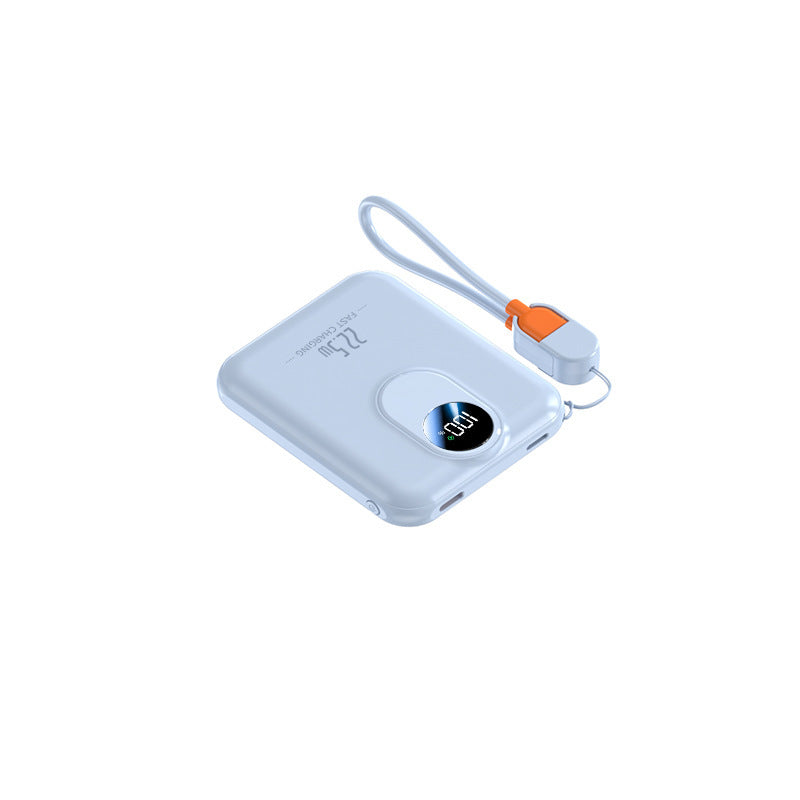 Portable power bank with intelligent fast charging interface and digital display Bowlift
