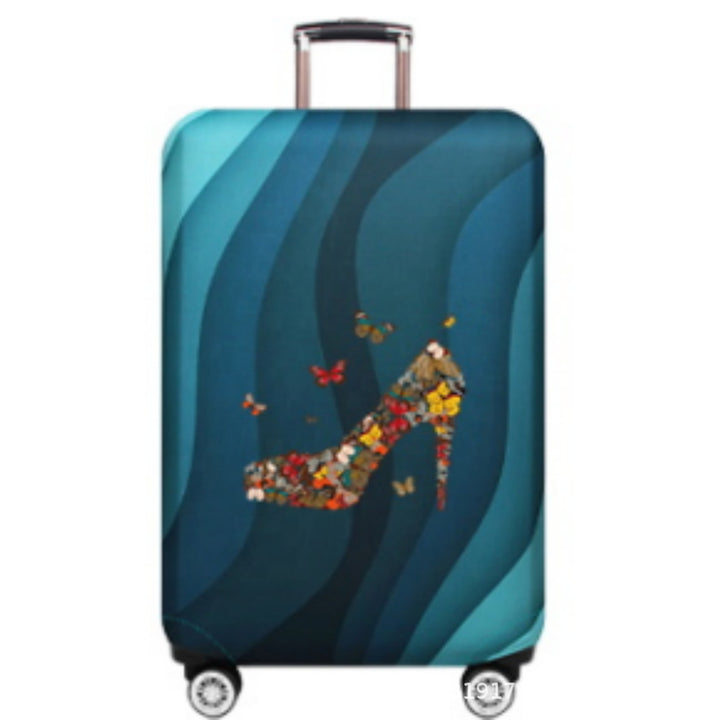 Women's Hard Shell Suitcase with Fashionable Butterfly Design Bowlift