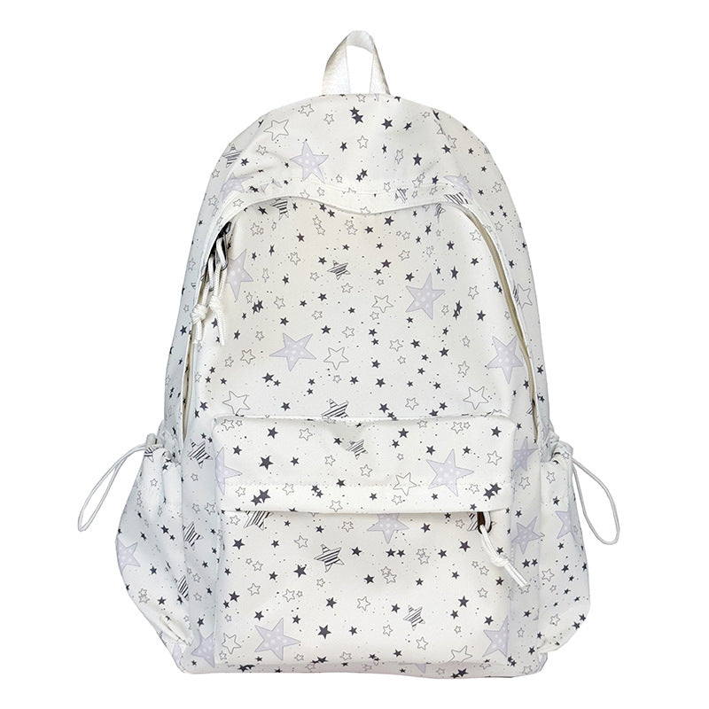 Star-Patterned Everyday Backpack Bowlift
