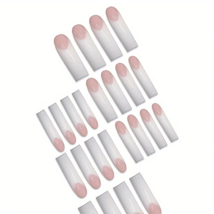 Premium Long Acrylic Press-On Nails Bowlift