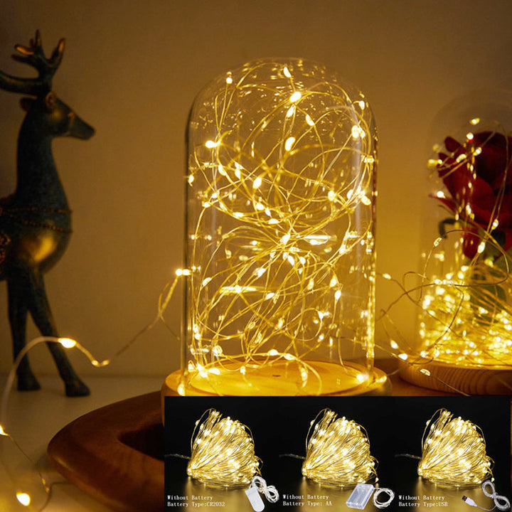 Copper Wire Fairy Lights Bowlift