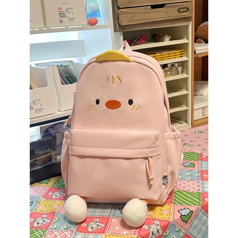 Creative Designed Backpack with Plush Applications Bowlift