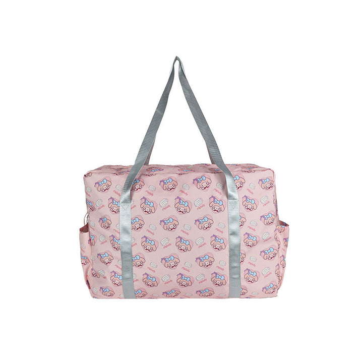 Playful Patterned Overnight Tote Bag Bowlift