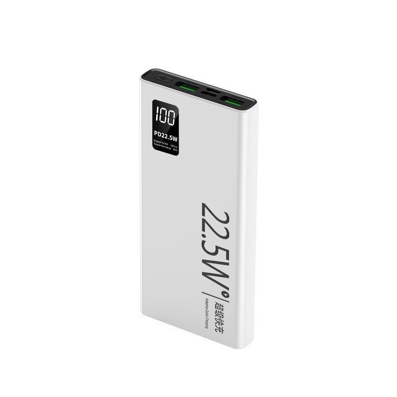 Portable Multi-Slot Power Bank with Digital Charging Status Indicator Bowlift