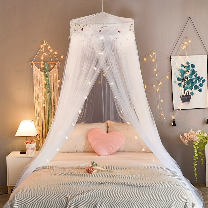 Elegant Canopy Bed Mosquito Net Bowlift