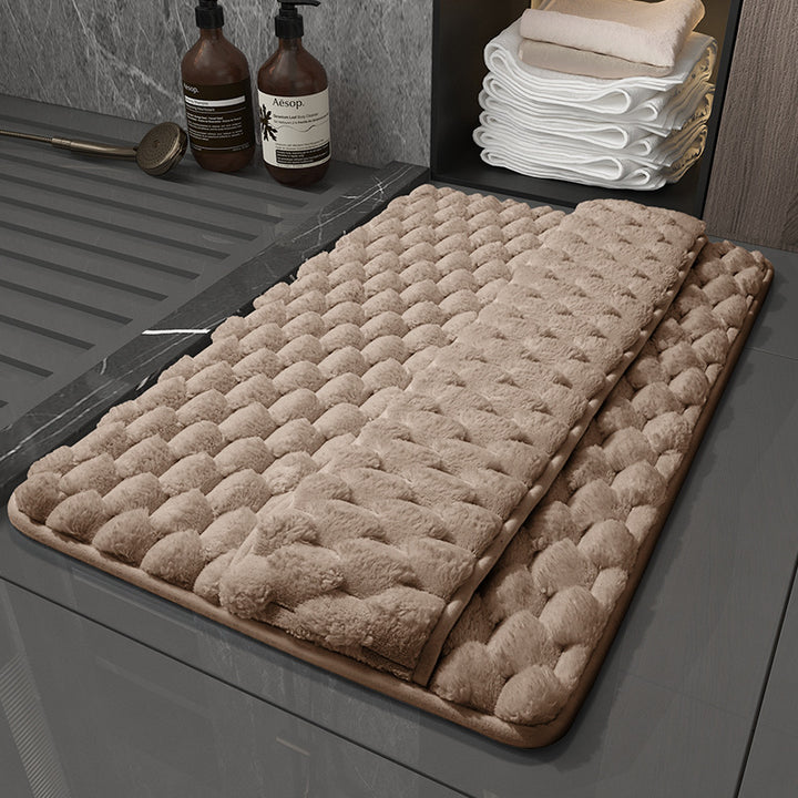 Plush Bath Mat Bowlift