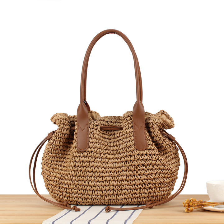 Creative Handbag Made of Woven Material Bowlift