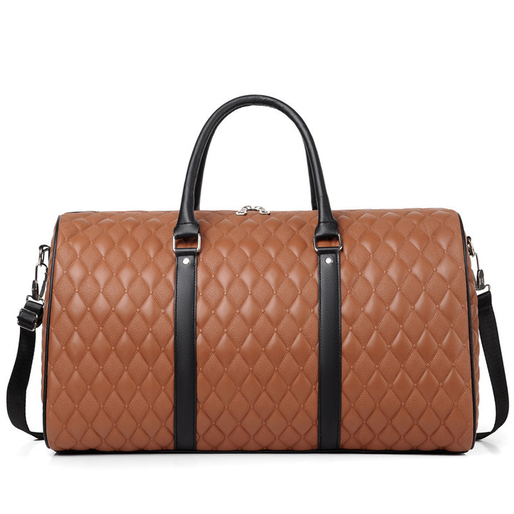 Premium Quilted Leather Duffle