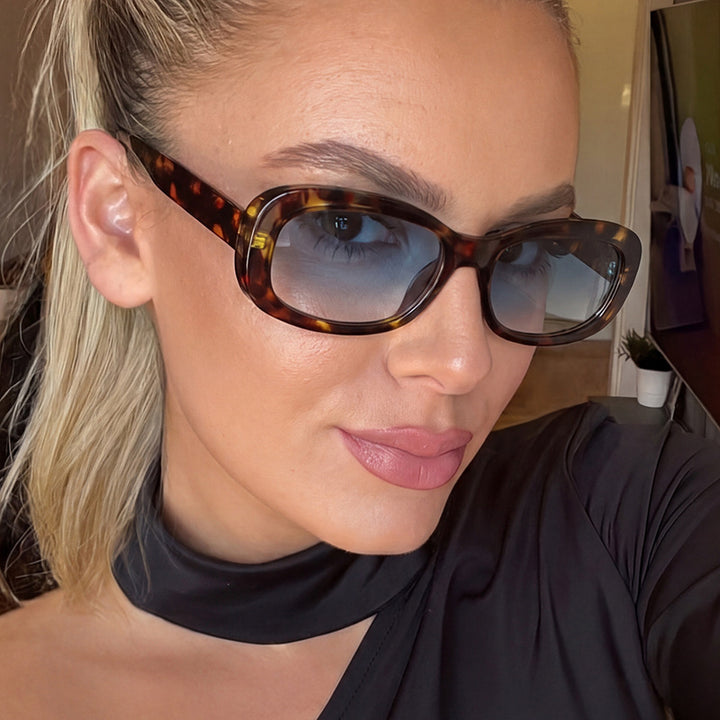 Women oversized sunglasses with luxurious frame and UV protection Bowlift