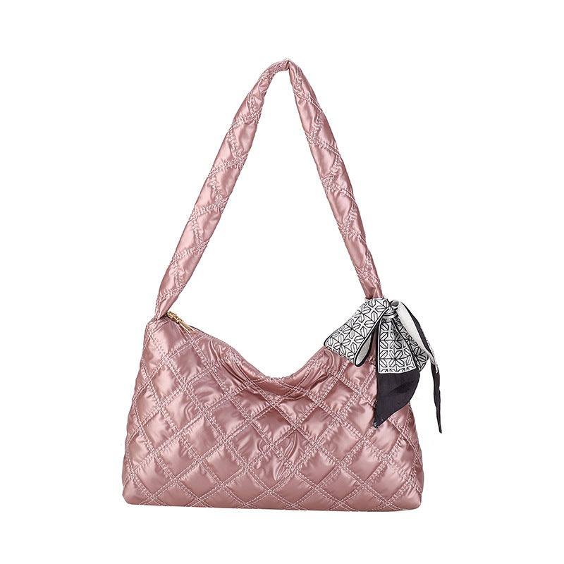 Quilted Shoulder Handbag Bowlift