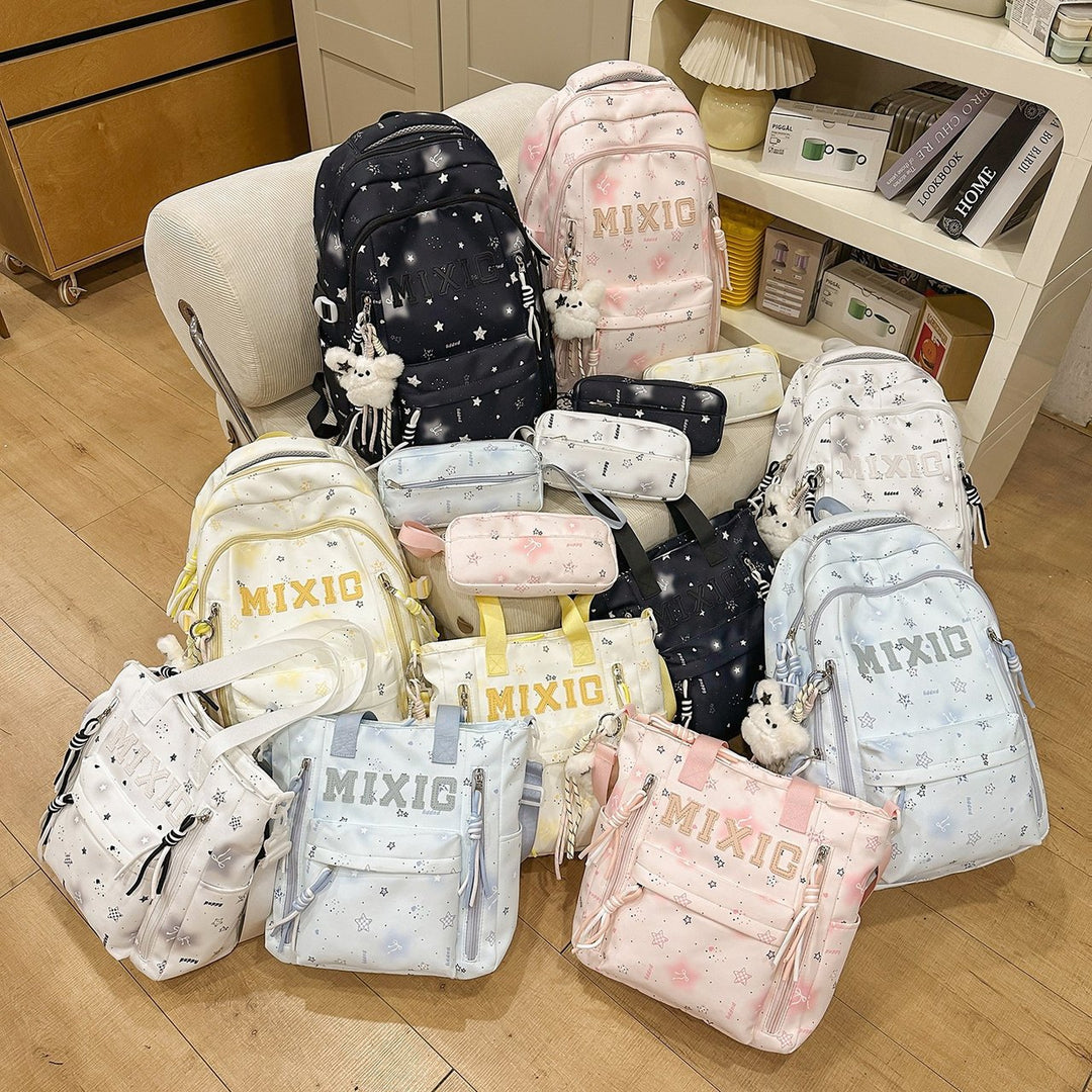 Trendy Illustrated Graphic Backpack Bowlift