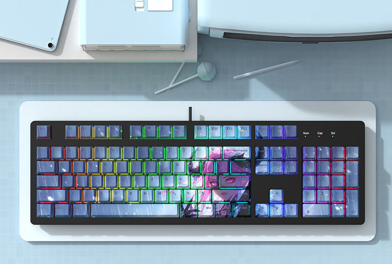 Artistic Themed Mechanical Keyboard Bowlift