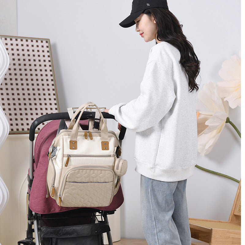 Multi-Compartment Travel Diaper Backpack Bowlift
