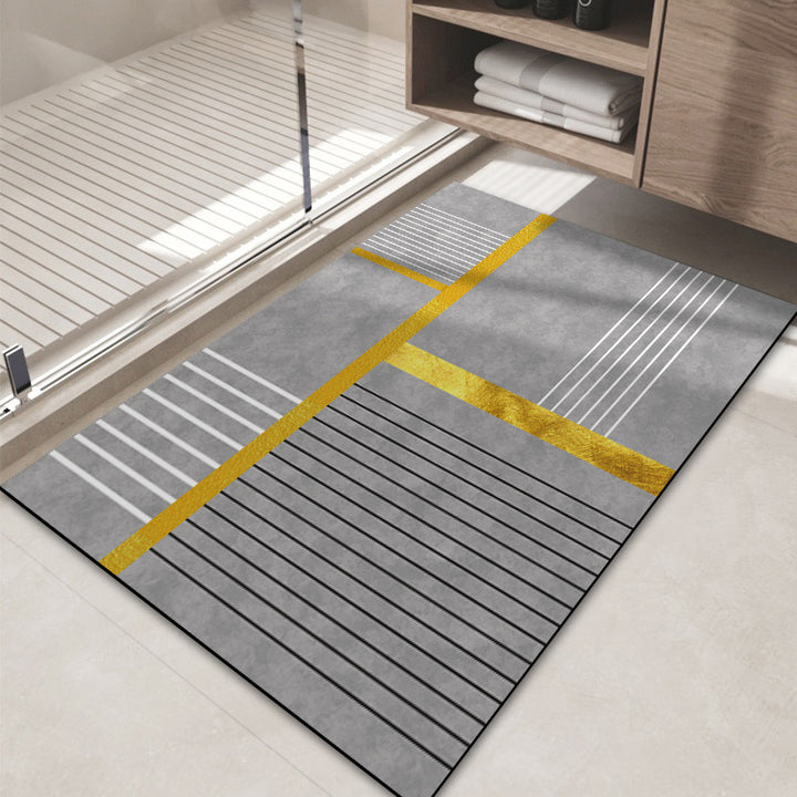 Modern Abstract Decorative Bath Mat