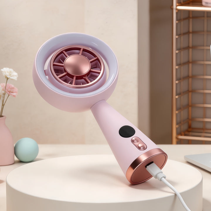Women Portable Table Fan with Digital Control Bowlift