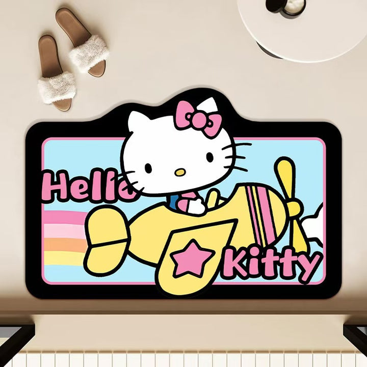 Hello Kitty-Themed Bath Mat Bowlift