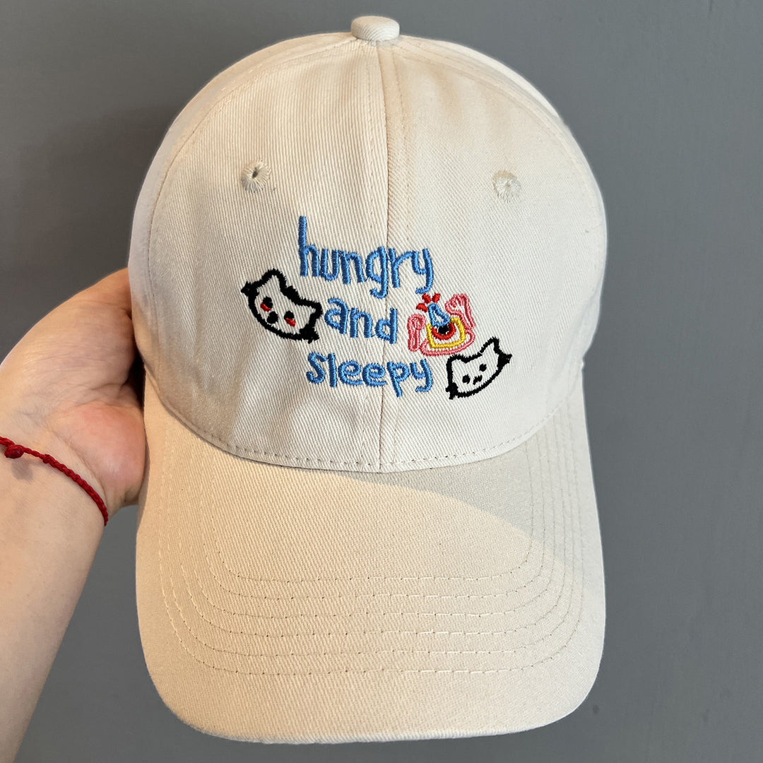 Unisex Embroidered Fun Message Cap Bowlift