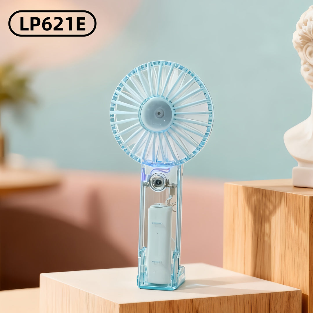 Unisex nan compact rechargeable handheld fan with USB charging function and removable stand Bowlift