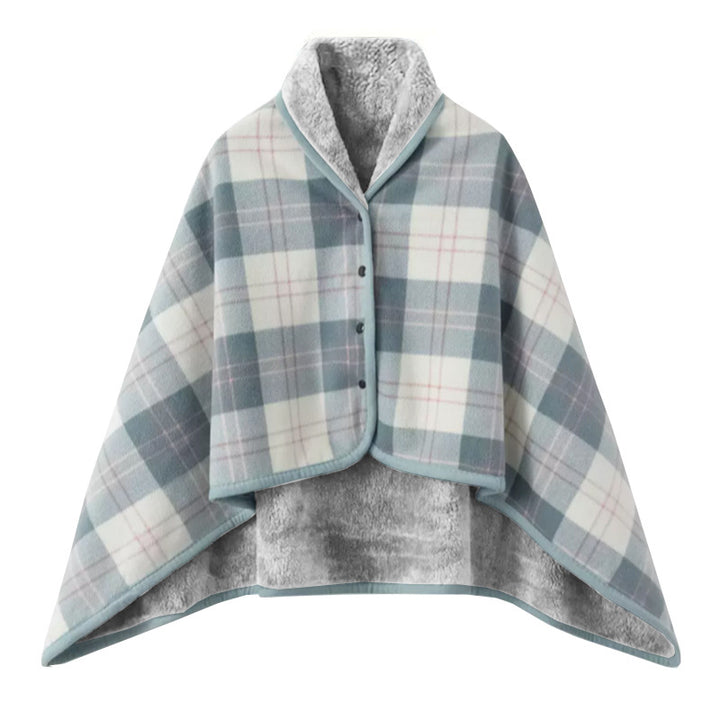 Women Cozy Blanket Poncho Bowlift