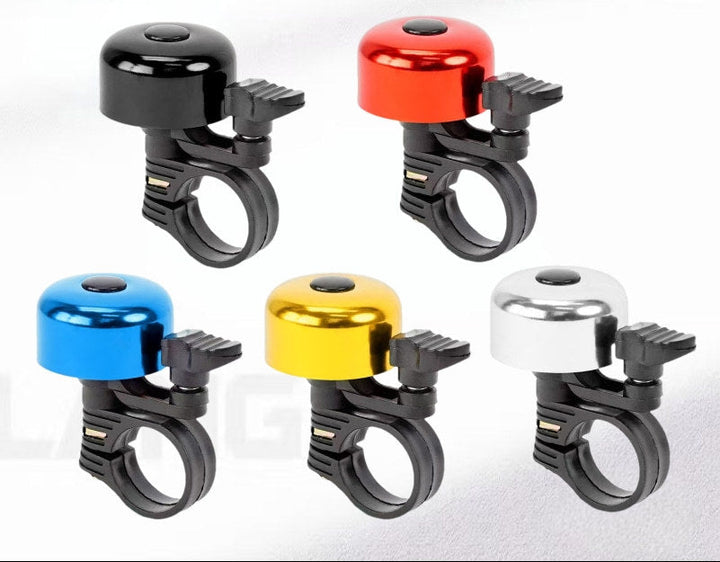 compact universal bicycle bell with quick-release clamp Bowlift