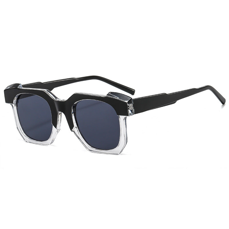 Women's fashionable sunglasses in square design with contrasting frame Bowlift